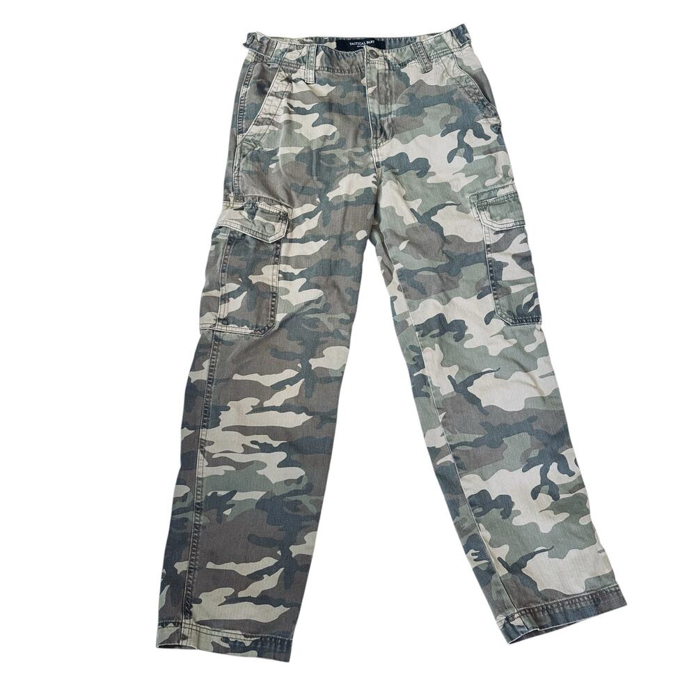 Tactical Pant Camo print cargo denim from American Eagle mens jeans pants sz 28
